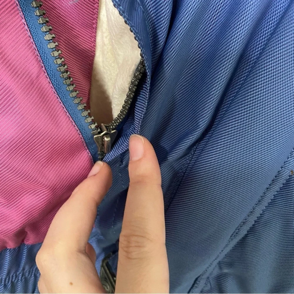 [Spyder] RARE Vintage 80s Blue, Green & Pink Winter Ski Jacket